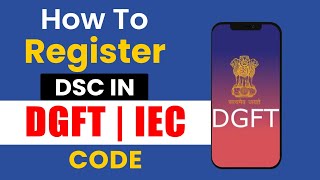 How to registered DSC in DGFT PortalDSC update in DGFT portDSC error in updating dsc in DGFT [upl. by Nairoc]