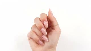 LCN Wet Nails Step by Step Glossy Nails [upl. by Fanning]