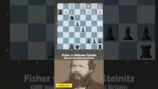 Wilhelm steinitz is hunting opponents king 😮 shorts chess like subscribe [upl. by Pachston]