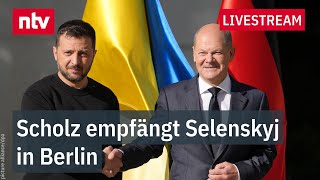 LIVE Statements von Scholz und dem ukrainischen Präsidenten [upl. by Znarf641]