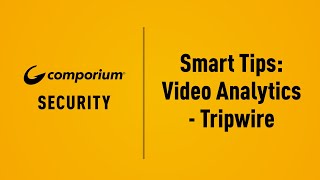 Comporium Security  Smart Tips Video Analytics  Tripwire [upl. by Lledroc]