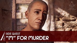 Assassins Creed Odyssey  Side Quest  quotMquot for Murder [upl. by Kaia630]