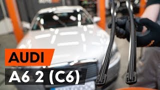 Cómo cambiar los limpiaparabrisas AUDI A6 C6 VÍDEO TUTORIAL DE AUTODOC [upl. by Earehs]