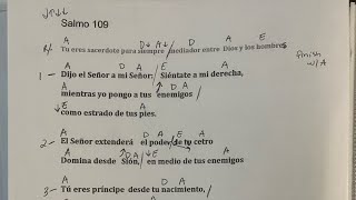 Salmo 109 Tu Eres Sacerdote Para Siempre Mediador Entre Dios y los Hombres [upl. by Forrest521]