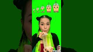 BUBBLE TEA FOOD CHALLENGE ASMR Mukbang shorts asmr mukbang eating [upl. by Nevetse228]