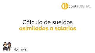 Cálculo de sueldos asimilados a salarios [upl. by Acinorahs]