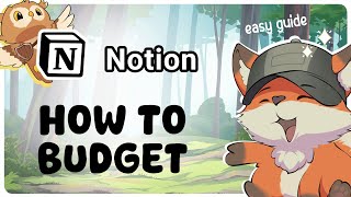 How to Budget in Notion  GuideG [upl. by Ennaeus337]