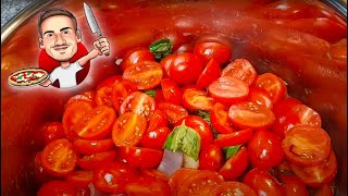 Tomatensauce aus frischen Tomaten  Giovannis Küche [upl. by Marbut]