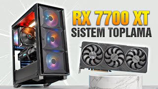 2K SİSTEM RX 7700 XT 12GB ve DDR5 PC Toplama  PCH VEGA V5 [upl. by Nnylyram]