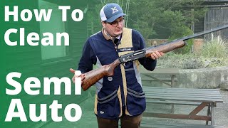 Cleaning a SemiAuto Shotgun  The Basics [upl. by Oker]