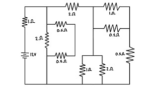 Equivalent Resistance of a Complex Circuit with Series and Parallel Resistors [upl. by Nodarb]