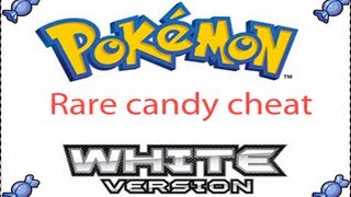 Pokemon White  Rare candy cheat DeSmuME mac [upl. by Hastings259]