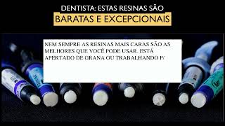 Dentista Resinas baratas e de excelente qualidade para facetas [upl. by Ozmo]