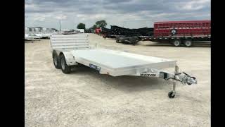 2025 Aluma 7818TAESA 18 7000 LB Aluminum Tandem Axle Uti [upl. by Stiruc]