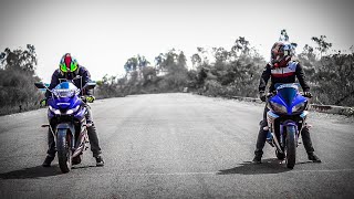 DRAG RACE Yamaha R15 V30 vs R15 V20  Unbelievable Results [upl. by Osmund]