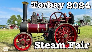 Stare pojazdy parowe 2024 Torbay steam fair 🇬🇧 retro [upl. by Hseyaj]