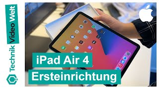 iPad Air 4 📱 Ersteinrichtung und Konfiguration  Deutsch [upl. by Aihsele]