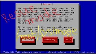 Linux rescue mode in Hindi [upl. by Haily]
