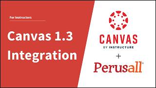 Perusall 13 Integration into Canvas Instructor setup [upl. by Inasah574]