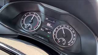 Skoda Scala 10 tsi 95 KM acceleration [upl. by Ravid]