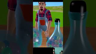 Short Game  Whos More Skillful With Fragile Glass Vase 5 Times shorts scaryteacherfamily funny [upl. by Korwin516]