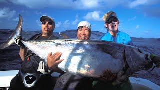 Jigging Dog Tooth Tuna 90kg ジギング イソマグロ ９０キロ ９分 [upl. by Anatole]