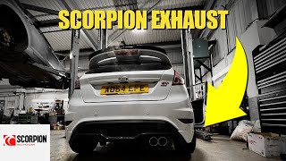 Fiesta ST 180  Fitting Scorpion Resonated Exhaust [upl. by Atnamas]