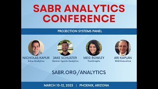 2023 SABR Analytics Projection Systems Panel [upl. by Aryl]