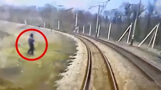 Shocking Train Moments Caught on Camera [upl. by Roon130]