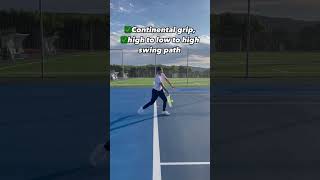 Forehand slice⚡️🎾tennis tennistips tennisplayer tenniscoach forehand slice tennislife [upl. by Cristiano]