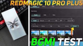 RED MAGIC 10 PRO PLUS BGMI TEST  SNAPDRAGON 8 ELITE CHIPSET  90 FPS ✅🔥 [upl. by Analram197]