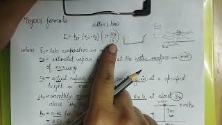 Meyers formula Hydrology [upl. by Stedman]