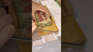 紅葉石鹸をカット！🍁🧼🍂 soapcutting 石鹸 [upl. by Anitnoc]