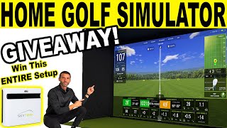 HOME GOLF SIMULATOR SETUP How to Build the SkyTrak Plus DIY Golf Simulator Review [upl. by Fagin762]