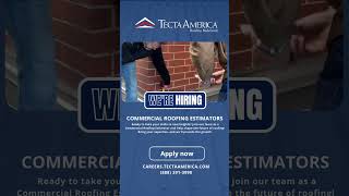 Were Hiring Estimators hiring roofing [upl. by Adali749]