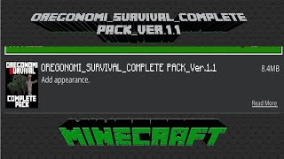 Zombie AddonOREGONOMISURVIVALCOMPLETEmcpeaddon addonreview addon minecraft [upl. by Maureene]