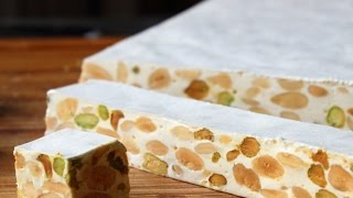 Torrone Italian Nut amp Nougat Confection – Great Valentine’s Day Treat [upl. by Crenshaw]