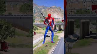 GTA V  CRIMINALS CHEATED SPIDERMAN 🥺shorts [upl. by Ima]