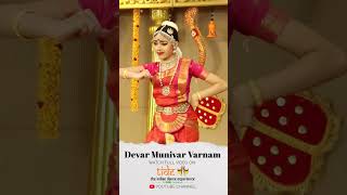 Devar Munivar Varnam  A Divine Bharatanatyam Performance  Sahaana Sukumar bharatanatyam dance [upl. by Lramaj]