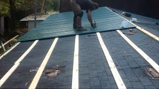 How To Metal roof for cheap [upl. by Henleigh241]