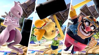 Super Smash Bros Ultimate  All Character Hammer Animations [upl. by Nnahgiel]