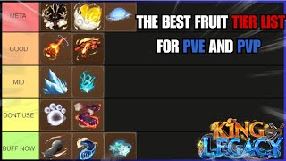 UPDATE 7 TIER LIST FOR PVE AND PVP King Legacy [upl. by Aimekahs]