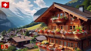 This Mountain Village In Switzerland Exceeds Your Imagination Of Beauty Walking Tour [upl. by Notac]