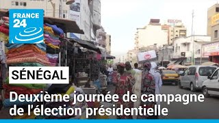 Sénégal  Deuxième journée de campagne de lélection présidentielle • FRANCE 24 [upl. by Medovich50]