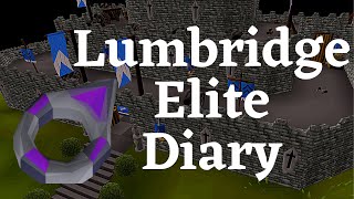 Lumbridge amp Draynor Elite Achievement Diary Guide Full Walkthrough [upl. by Victorine]