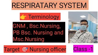 Respiratary System Terminology Eupnea Tachypnea Bradypnea Class1st [upl. by Imim541]