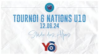 Tournoi 6 nations U10  120624  Stade des Alpes [upl. by Esilahc]