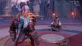 God of War Ragnarok  Valhalla Tyr  Blade of Olympus Gameplay  Show me Mastery PS5 [upl. by Nolahs]