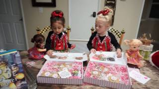 4 year olds Everleigh amp Ava bake with their Baby Alive dolls I Foreverandforava [upl. by Lynnette]