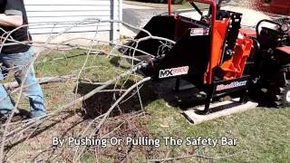 WoodMaxx MX9900 Hydrostatic AutoFeed 9quot PTO Wood Chipper [upl. by Kelleher]